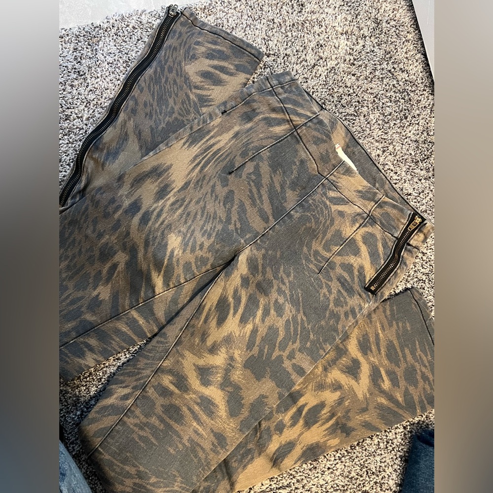 BDG animal print jeans
